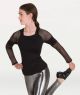 Body Wrappers Adult Glitter Metallic Baseball Style Pullover- 7274
