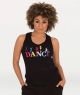 Body Wrappers Adult Colorful Dance Heat Transfer Tee- 7341