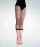 Body Wrappers Adult Total Stretch Crop fishnet tights- A63_1