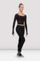 Bloch Adult Logo Long Sleeve Crop Top - BP115T