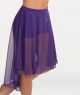 Body Wrappers Child Knee Length Chiffon Skirt- BW1101
