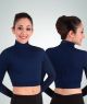 Body Wrappers Child ProWEAR® Long Sleeve Turtleneck Midriff Pullover- BWP006