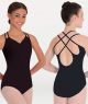 Body Wrappers Child Camisole Leotard With Interwoven Double Spaghetti Shoulder Straps- BWP011
