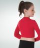 Body Wrappers Child Long Sleeve V-neck Midriff Pullover- BWP061