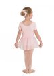 Bloch Child Short Sleeve Leotard W/Chiffon Skirt- CL5342 