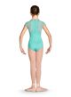 Bloch Child Alisha High Neckline Zip Back Cap Sleeve Leotard- CL7862