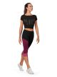 Bloch Adult Crop Mesh Tee- FT5206