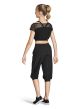 Bloch Child Crop Mesh Tee- FT5219C