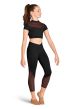 Bloch Child Contrast Piping Seven Eighth Legging- FP5235C