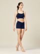 Bloch Adult  Avianna Animal Print Mesh Band Crop Top- FT5262