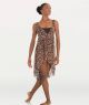 Body Wrappers Adult Metallic Chiffon Hi-Lo Dance Dress- K272