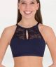 Body Wrappers Child Sweetheart Open Back Bra Has Lace Front- LC1024