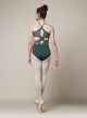 Bloch Child High Neckline Olivina Lace Cross Over Back Tank Leotard- M4030TM