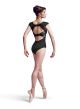 Mirella  Adult Twin Plait Back Bow Cap Sleeve Leotard- MJ7178