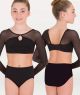 Body Wrappers Child Mesh Keyhole Pullover- P1014C