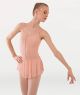 Body Wrappers Child Wavy Lines Mesh Skirt- P1093