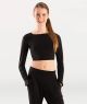 Body Wrappers Adult Long Sleeve Crop Pullover- P1190