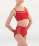 Body Wrappers Child Fine Mesh Stripe Brief- P1235C