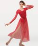 Body Wrappers Child Long Sleeve Dance Dress - P1237C