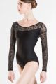 WearMio Adult Flocked Microfiber Elasthan Leotard- SIBELLE