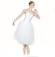 Sansha Adult Sylphide Long romantic bell tutu on leotard- TF037