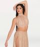 Body Wrappers Adult Twinkle Mock Neck Halter Bra- TW600