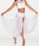Body Wrappers Child Twinkle Chiffon Long Open Front Drapey Skirt- TW312