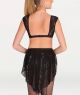 Body Wrappers Child Twinkle Chiffon Open Front/ Drapey Back Skirt- TW313