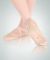 Body Wrapper Adult Sterling Split Sole Leather Pleated Ballet Slipper- 202A