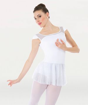 Body Wrappers Adult Lace 2-Layer Skirt- P864