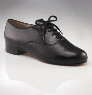 MENS/BOYS BLACK CANVAS LACE UP OXFORD TAPPERS & POINTERS TAP SHOE HEEL TAPS AV 