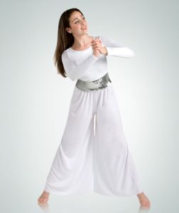 Body Wrappers Child Long Sleeve Jumpsuit- 0569