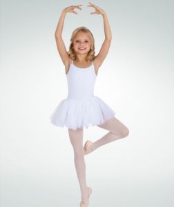 Body Wrappers Child Microfiber Camisole Tutu Leotard- 2236