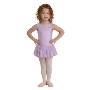 DanzNmotion Child Lace Heart Cut-Out Dress- 2711C 