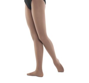 DanzNmotion Child Full Foot micro Tights-509 