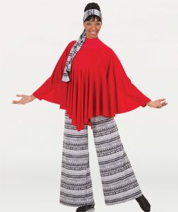 Body Wrappers Adult Tribal Simplicity Palazzo Pant- 678