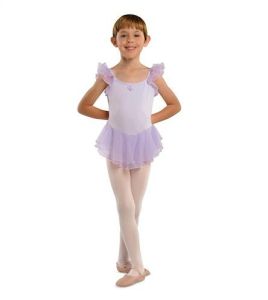 DanzNmotion Child Flutter Sleeve Dress- 716