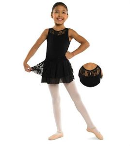 Danshuz Child Tank Dress with Lace Accent- 743