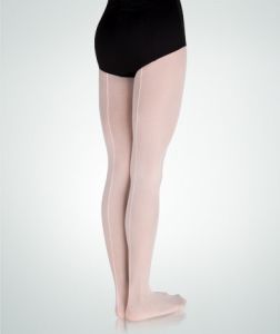 Body Wrappers Adult totalSTRETCH® Sheer Weight Mesh Backseam Convertible Tights A46