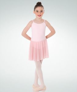 Body Wrappers Child Chiffon Pull-on Dance Skirt- BW198