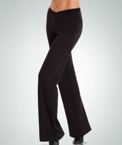 Body Wrappers Adult V-Front Jazz Pant- BWP296