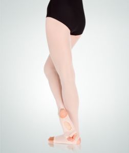 Body Wrappers Child Procut Convertible Mesh Backseam Tights- C47_3