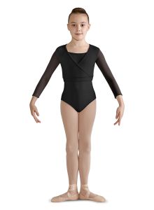 Bloch Child Aurelia 3/4 Sleeve Wrap Top- CZ9326