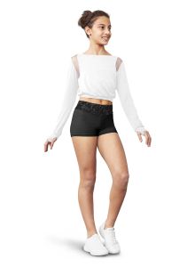Bloch Child Jordana Printed Mesh Waistband Short- FR5180C