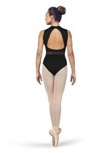 Bloch Adult Solene High Neckline Open Back Tank Leotard- L4932