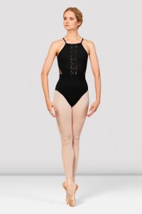Bloch Adult Aryana High Nech Cross Back Leotard- L5557