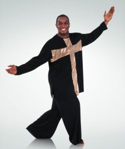Body Wrappers Child Praise Cross Male Inspired Pullover- B622